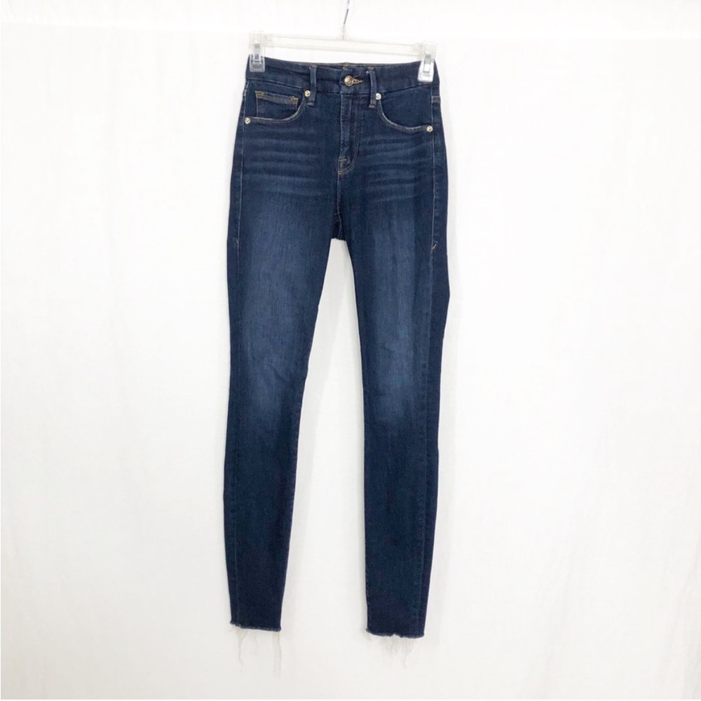 Good American Good Legs Sculpting Skinny Jeans, Size 00, Size 24, Blue